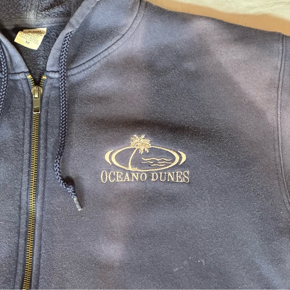 Sold! - Full zip navy Oceano Dunes sweater - Picture 3 of 4